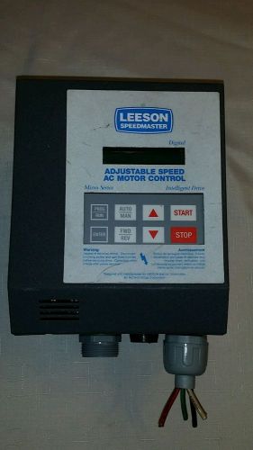 Leeson Speedmaster Adjustable Speed AC Motor Control 174923, 5 hp