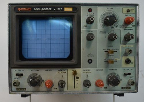 Hitachi V-152F Analog Oscilloscope 15 MHz