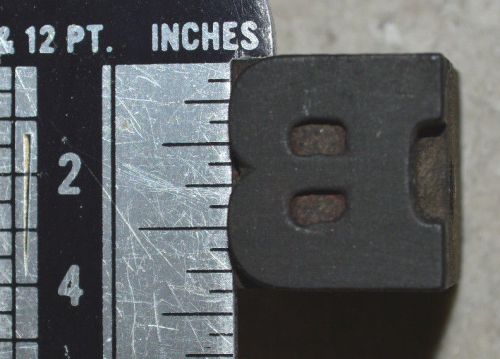 Vintage / Antique Letterpress Wood Printer&#039;s Type, B, 11/16&#034; tall, 4 line