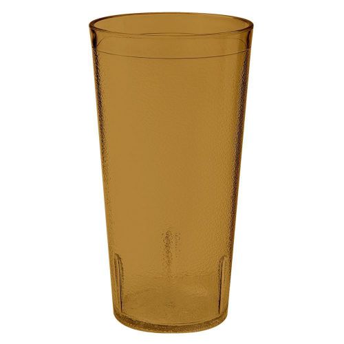 G.E.T. 6620-1-6-A Stackable Textured Amber 20 Oz Tumbler - 72 / CS