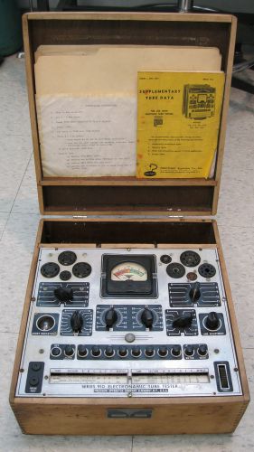 Vintage Vacuum Tube Tester Precision Aparatus Co. Electronamic Series 910