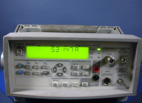 Keysight/agilent 53147a/001/002  20 ghz microwave counter, power meter, dvm for sale