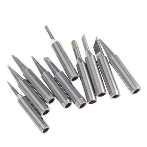 10 pcs solder iron tip 900m-t for hakko soldering rework station tool silver ig for sale