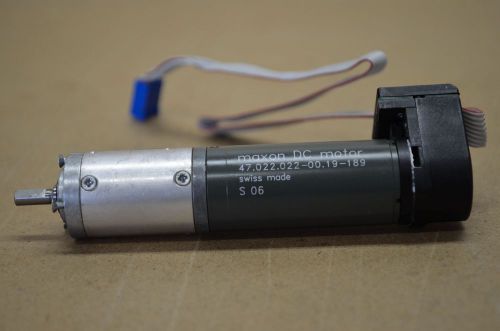 Maxon dc servo motor swiss made, 47.022.022-00.19-189, robotics, automation cnc. for sale