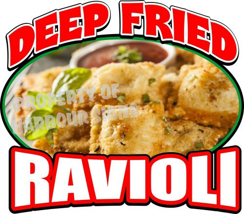 Deep Fried Ravioli 14&#034; Decal Food Restaurant Concession Menu Vinyl Sticker