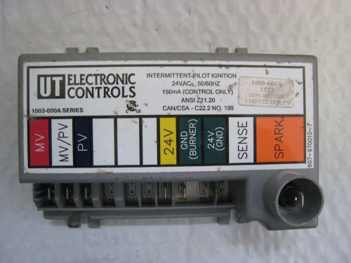 UT Electonic Controls 1003-664A Furnace Pilot Ignition Control Spark Module Used