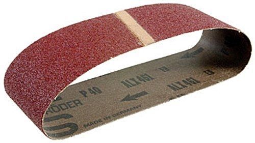 Hitachi 939747 3-Inch by 21-Inch Sanding Belt with AA240 Grit for SB75, 10-Pack