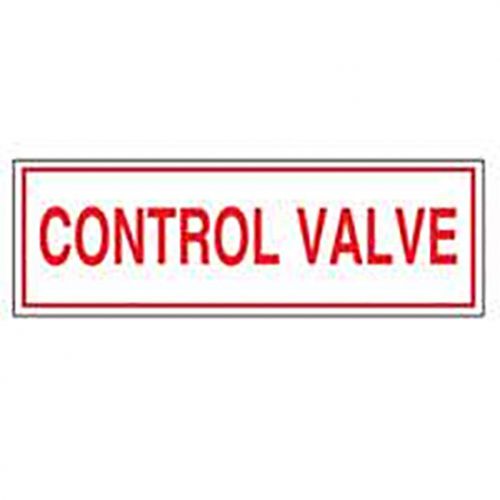 Control Valve Sign 6 x 2 TFI (50-10-100)