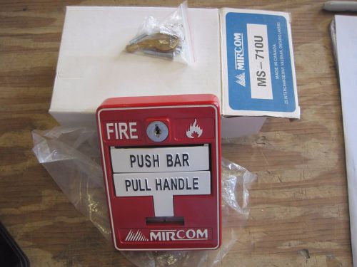 Mircom MS-710U Addressable Dual Action Pull Station Fire Alarm Device NIB JS