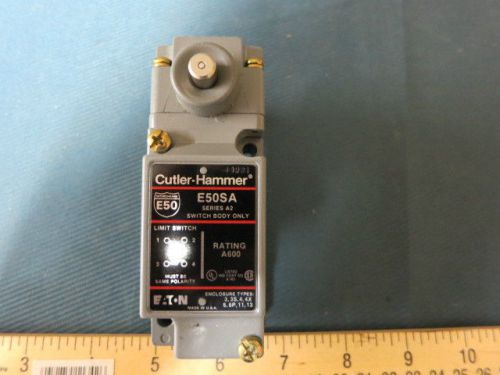 Cutler Hammer E50SA Limit Switch With Plunger Head