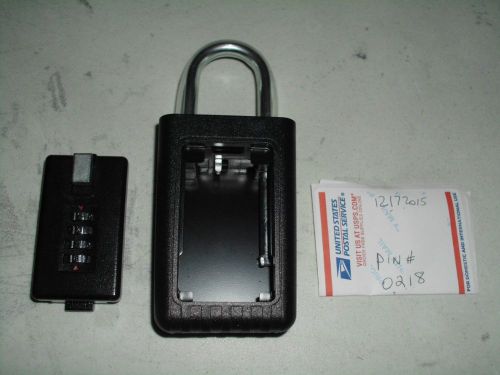 New black lockbox realestate key store open box with pin for sale