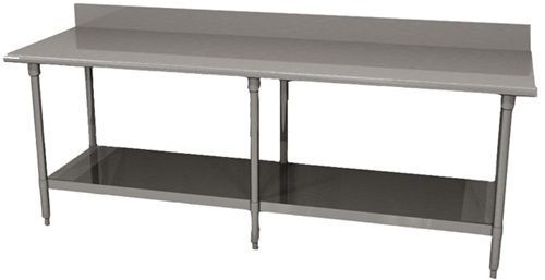 Duke 314-3096-5r work table 30&#034;w stainless top with 5&#034;h riser , 96&#034;l for sale
