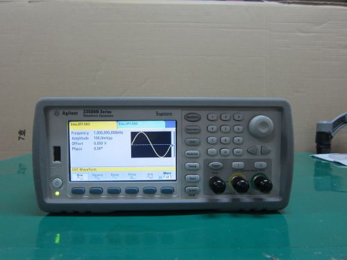 Agilent 33522b waveform generator, 30 mhz, 2-channel with arb (opt. iqp mem sec) for sale