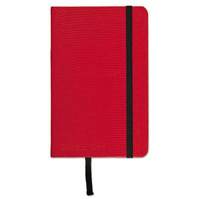 Casebound Hardcover Notebook, Legal Rule, Red Cover, 3 1/2 x 5 1/2, 71 Sheets/Pd