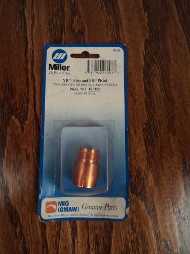 Miller 185100 xr edge mig gun 5/8 nozzle for sale