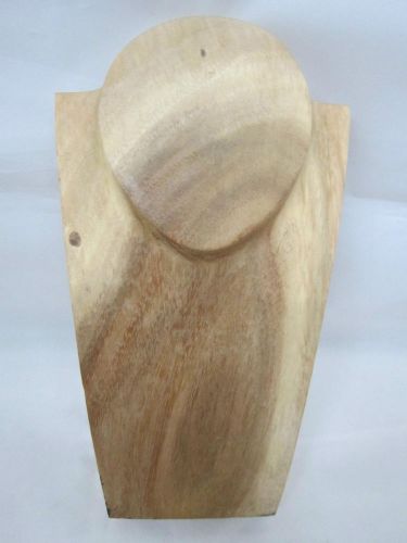 Elite Natural Suar Wood Necklace Display, 10 inch