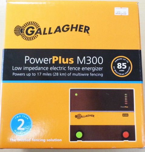 Gallagher M300 Power Plus Electric Fence Charger (G380504) - Ships Free!