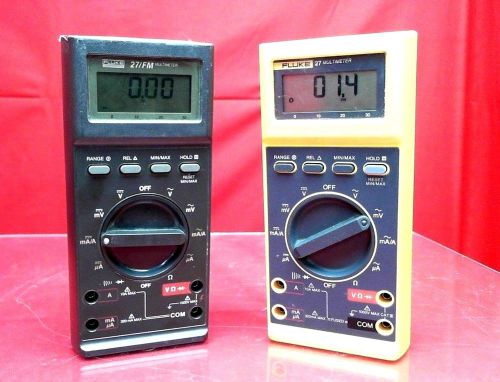 Fluke 27/FM Digital Multimeter, (POWER TESTED) Fluke 27 FM *Eight Avialable*
