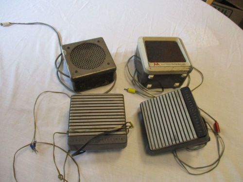4 Flexifone Motorola &amp;  General Electric Speaker Radio CB  Receiver Radio