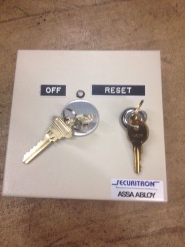 Securitron FAR-24 fire alert reset door access w/key