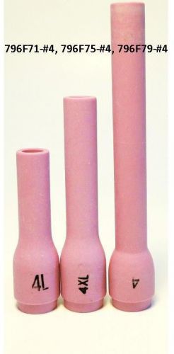 WeldingCity 3 Long/Ex-Long/Ex-Ex-Long Ceramic Cups #4 TIG Welding Torch 9/20/25