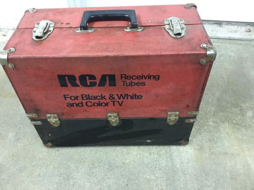 RCA Repairman Case full Of Vintage Electron Tubes All Unused In Original Boxes-