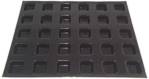 Sasa Demarle FP 02128 Mini-Square Molds Flexipan  30 Cavities  18&#034; Length  13&#034;