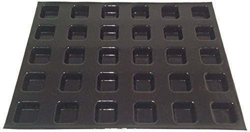 Sasa Demarle FP 02128 Mini-Square Molds Flexipan  30 Cavities  18&#034; Length  13&#034;