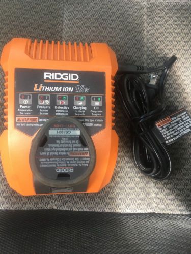 Rigid 12v Lithium Ion Battery And Charger