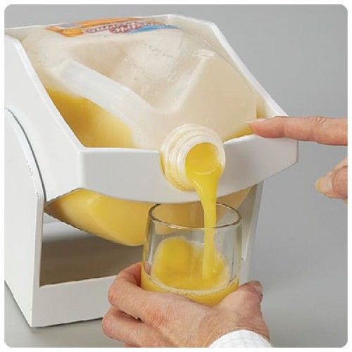 Pouring Aid Holder Gallon Jug Bottle Stand Juice Water Party Beverage Disability