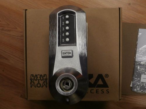 Kaba 5031BWL-26D-41 Cylindrical Push Button Lock With Lever Dod Bic Ko Us26D SC