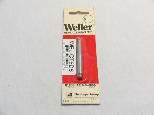 Weller CT5D6 Tip For WP60 Soldering Iron &#034;NOS&#034; 600 degree Screwdriver Tip