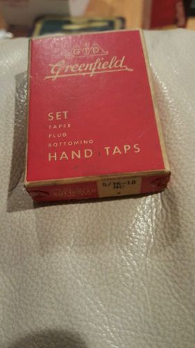 VINTAGE GREENFIELD ETC HAND TAP DRILLS LOT