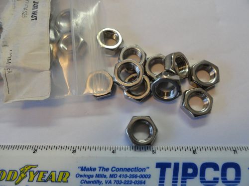 1/2-20 Stainless Hex Jam Nuts