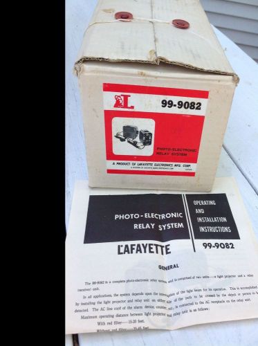 New Unopened  LAFAYETTE Photo-Electronic Relay System Model  99-9082 Box