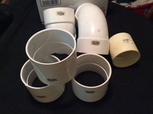 Lot Of Normandy Products 4&#034; &amp; 3&#034; Pvc Fittings