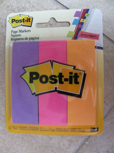 PACKAGE OF 150 BRIGHT COLORS POST-IT PAGE MARKER 7/8 X 2-7/8