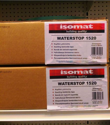 Isomat Waterstop 1520 (30m) - Joint Swelling Tape for Permanent Waterproofing