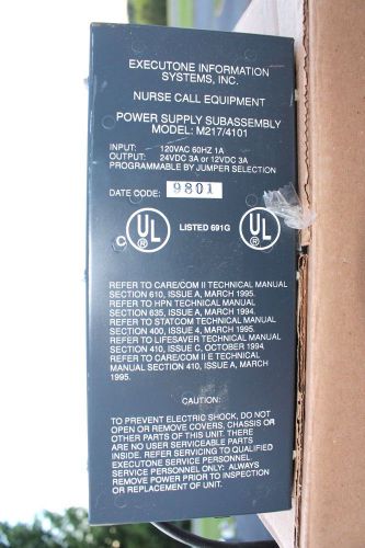 Executive Information Systems Power Supply SubAssembly Model M217/4103