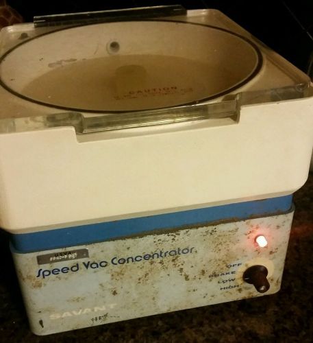 SAVANT SVC100 SPEED VAC CONCENTRATOR with Rotor