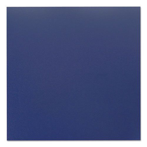Opaque Plastic Binding System Covers, 11-1/4 x 8-3/4, Navy, 25/Pack