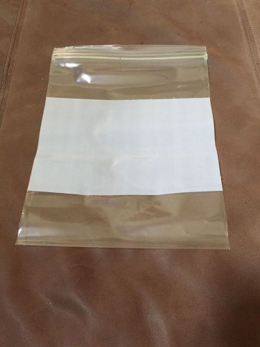 Plastic Zipclose Parts Bags  8X10&#034;  100 Ea. Set