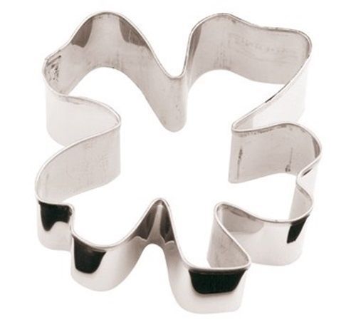 Paderno 47374-08 Cookie Cutter &#034;Four-Leaf-Clover&#034; stainless steel