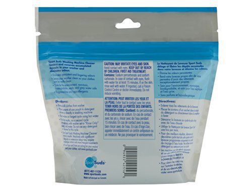 Sport Suds Washing Machine Cleaner, 5 Pouch