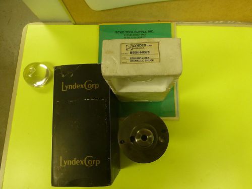 Hydraulic milling chuck bt50 3/8&#034; diameter x 4&#034; projection lyndex usa new$115.01 for sale