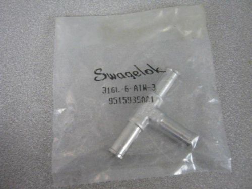 Swagelok 316L-6-ATW-3 Stainless Steel Automatic Tube Butt Weld Union Tee 3/8&#034;