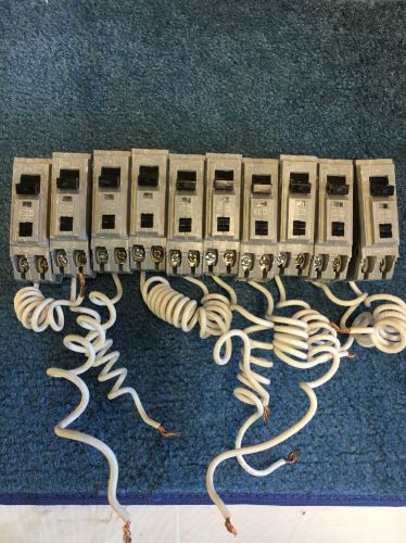 Lot Of 10 GE THQL1120AF2 Combo Arc Fault Circuit Breakers