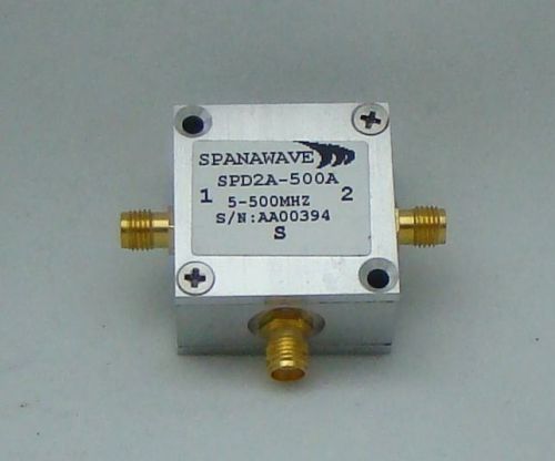New spanawave power splitter 5-500 mhz  spd2a-500a for sale