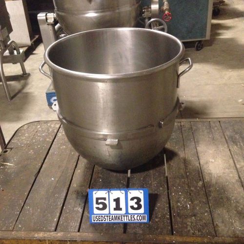 HOBART V140 HEAVY DUTY 140 QUART STAINLESS STEEL MIXER BOWL WITH REINFORCED FOOT