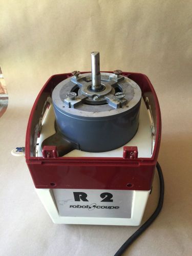 Robot coupe R2  Food Processor WORKING Needs Top ***See VIDEO